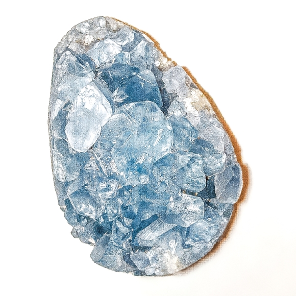 Natural Celestite Geode Egg 332.4g - Picture 8 of 8